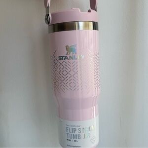 Stanley Pink Flip Straw Tumbler